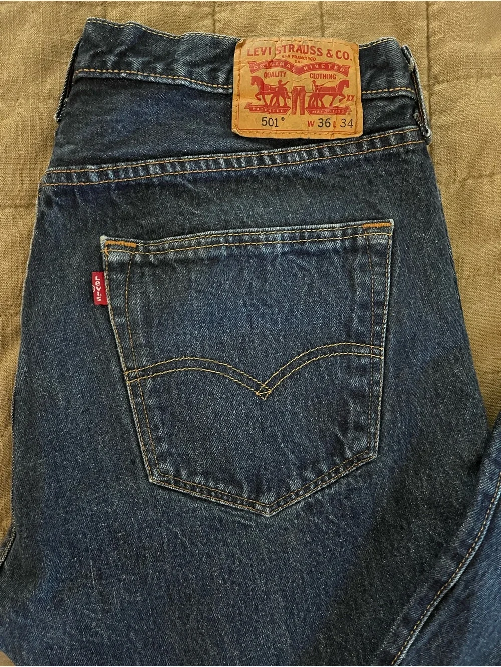 Levi's Men’s 501 Denim Jeans 36x34